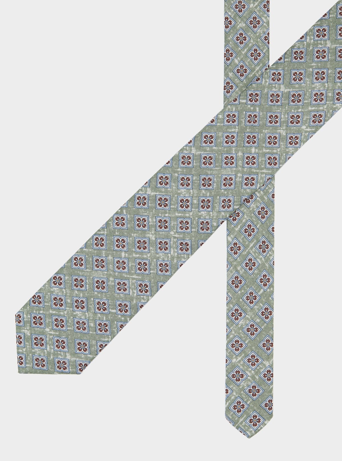 Cravatta in lino e cotone-2