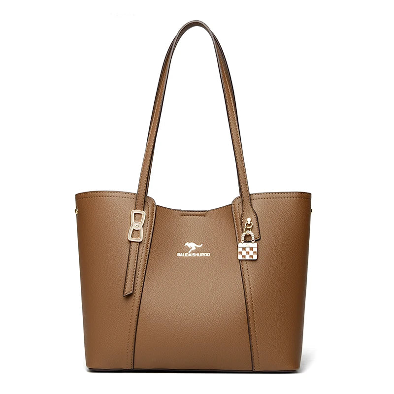 Luxury Handbags Woman Bags Designer Big Shoulder Bags for Women's Trendy Large Capacity Ladies Leather Hand Casual Tote Bag
