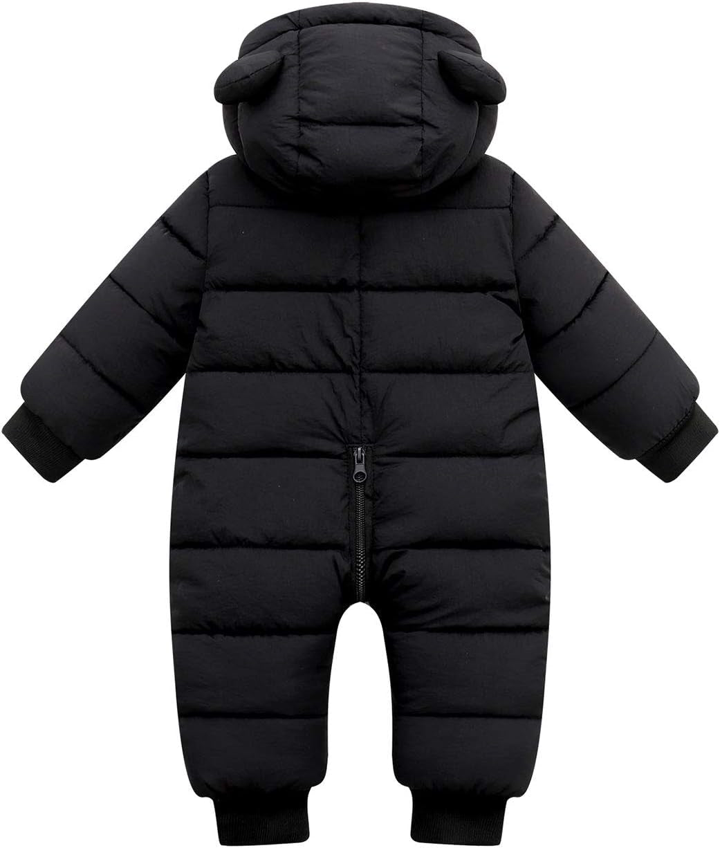 Baby Snowsuit Winter Coat Warm Hoodie Romper Puffer Jacket