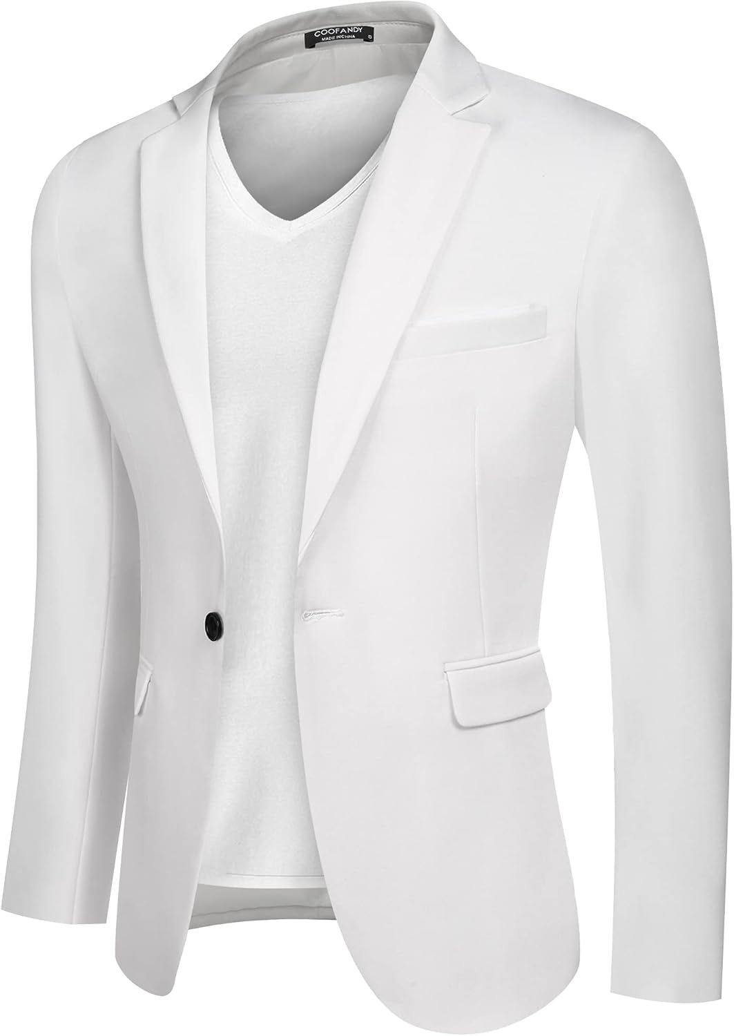 Men'S Blazer Casual Sport Coats Slim Fit One Button Suit Jacket Lightweight Sports Jacket