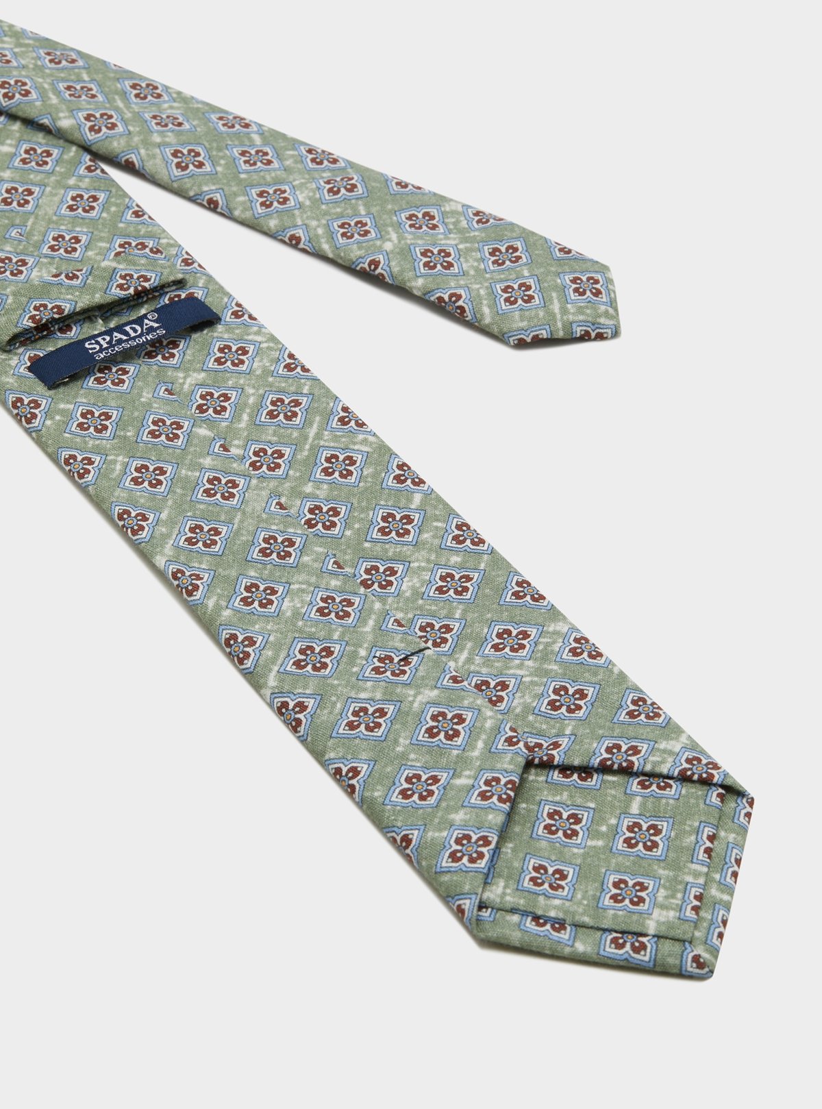 Cravatta in lino e cotone-1