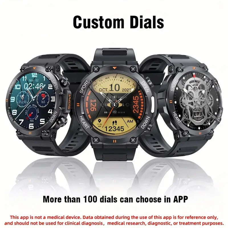 Round Smart Watch with 3.53cm Screen-3