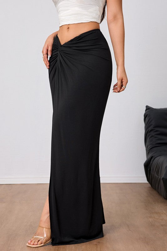 A-Line Maxi Skirt