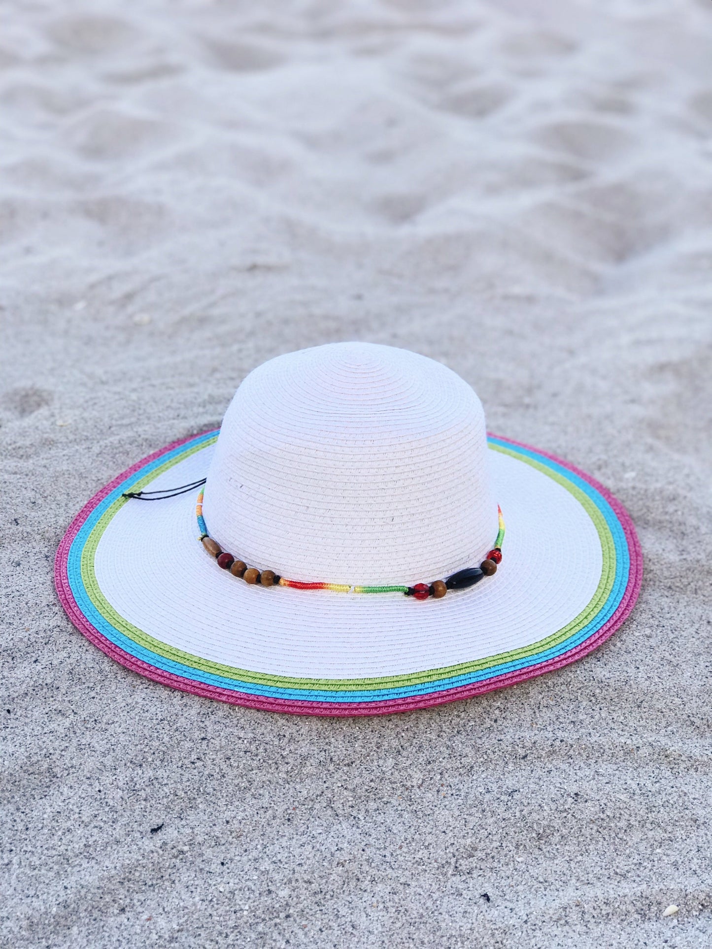 ‘Warm Summer Sun’ Striped Summer Hat