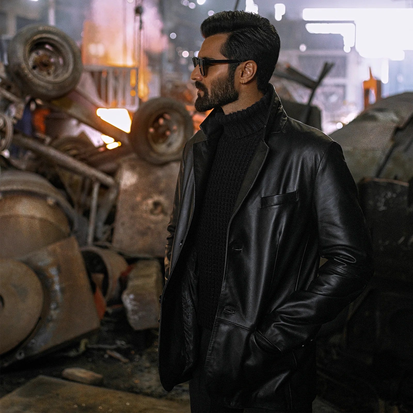 Traditional Leather Coat-1