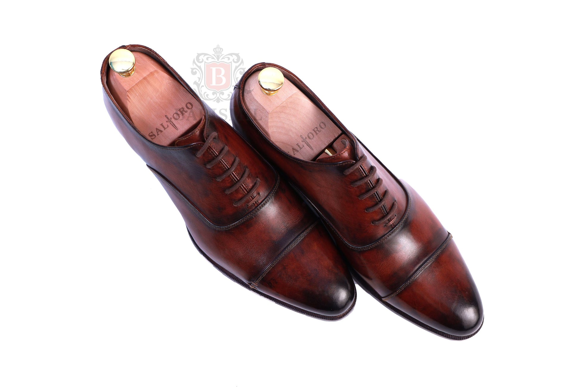 CEO - Brown Cap-toe Formal Shoes-0