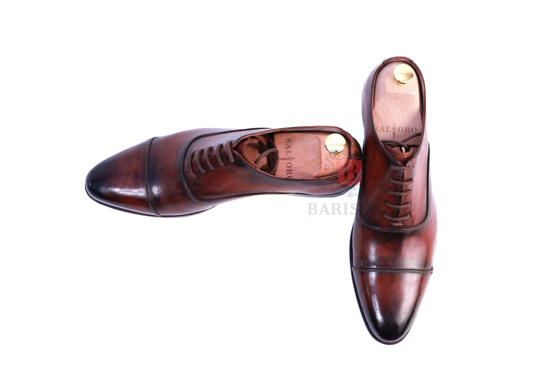 CEO - Brown Cap-toe Formal Shoes-3