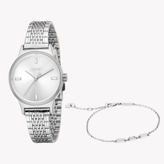 Esprit Women's Silver Watch | Model Es1l519m0015