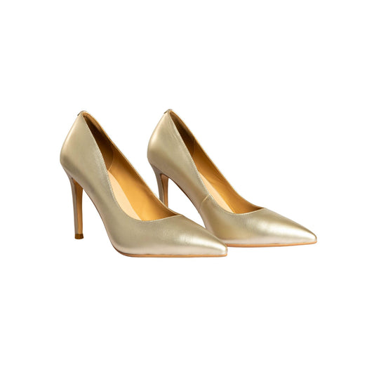 Capri - Golden High Heel Pumps