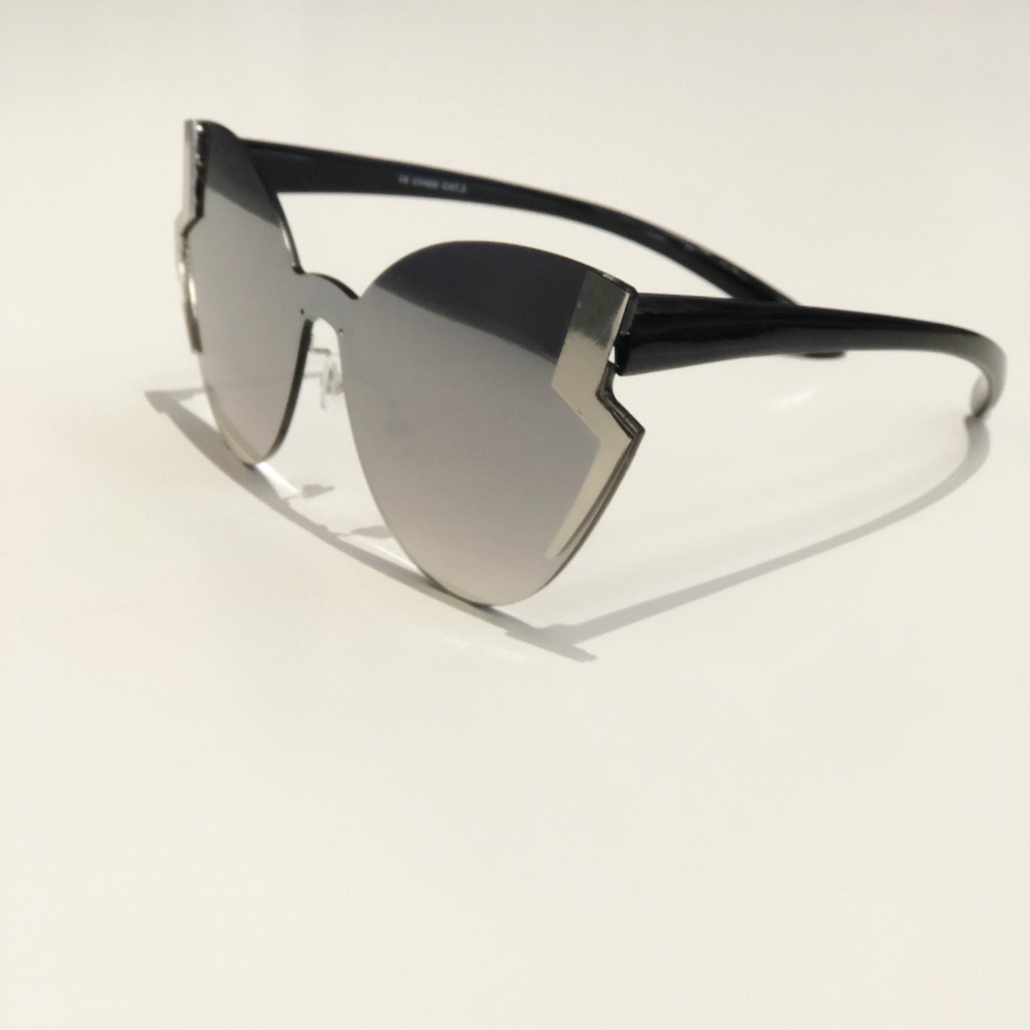 Silver 'Lighting' Reflective Mirror Sunglass