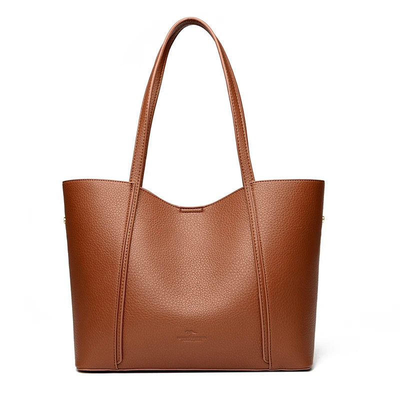 Luxury Handbags Woman Bags Designer Big Shoulder Bags for Women's  Trendy Large Capacity Ladies Leather Hand Casual Tote Bag