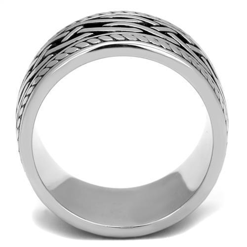 Men Stainless Steel Epoxy Tribal Ring-2