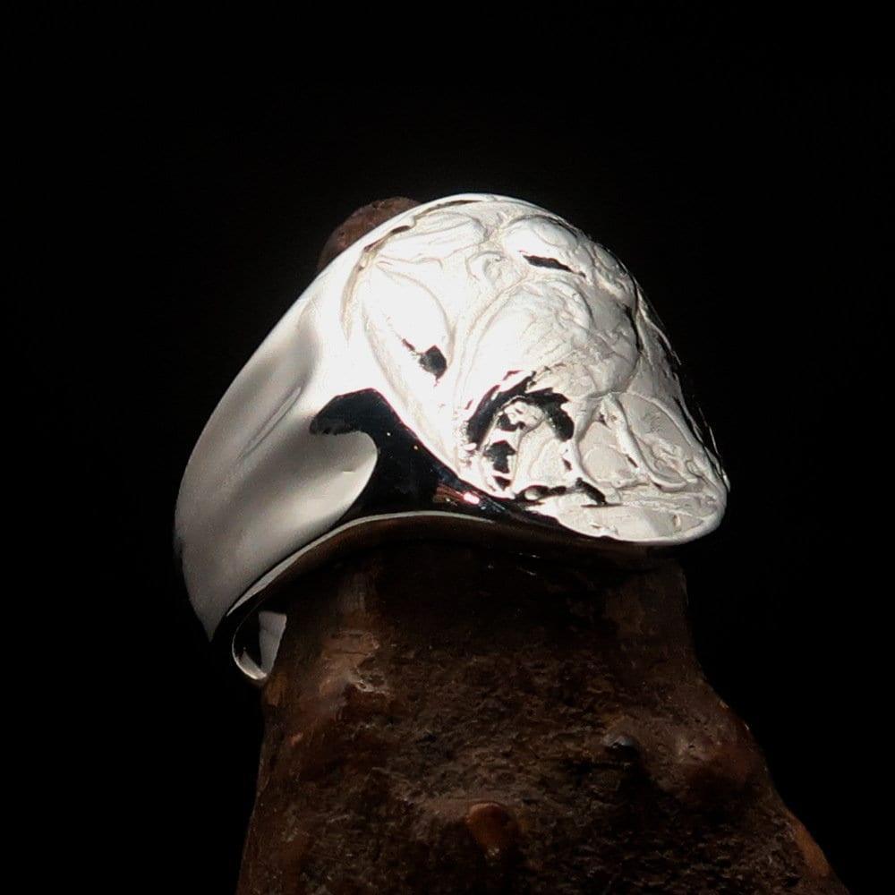 Owl Ring, Men's Ring, ancient Greek Coin Ring, Owl Drachma Ring, Men's Pinky Ring, Sterling Silver Ring, Owl Coin Ring, handmade silver ring-3