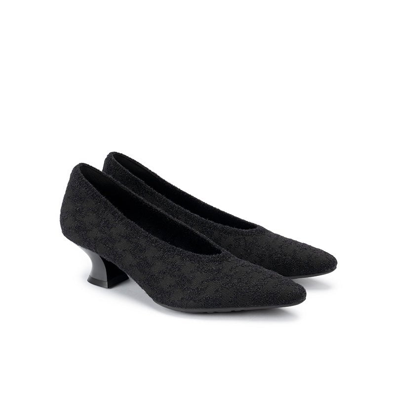 Modern Elegant Block Heel Pumps