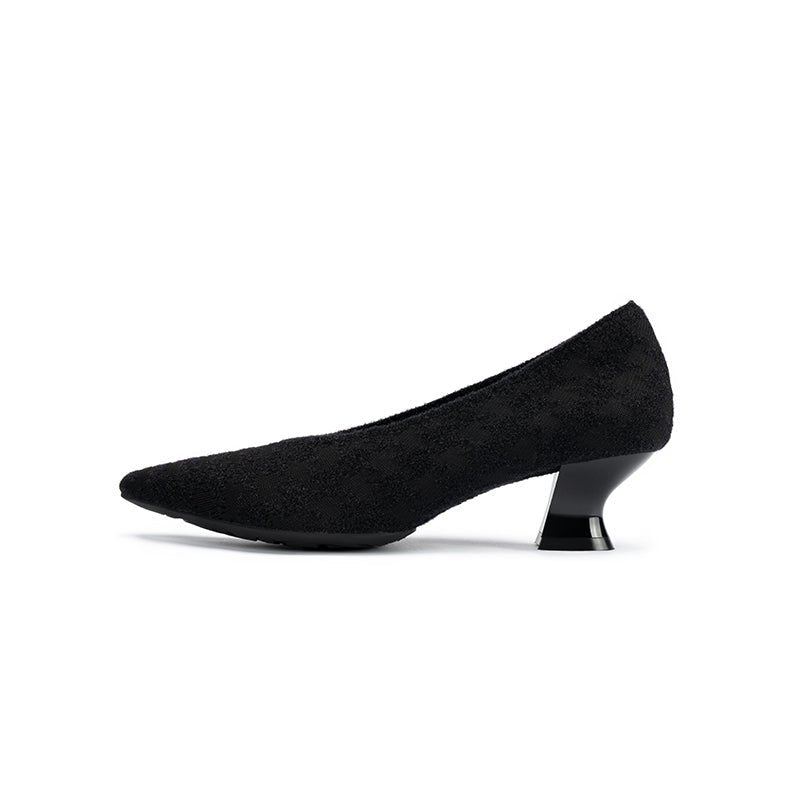 Modern Elegant Block Heel Pumps