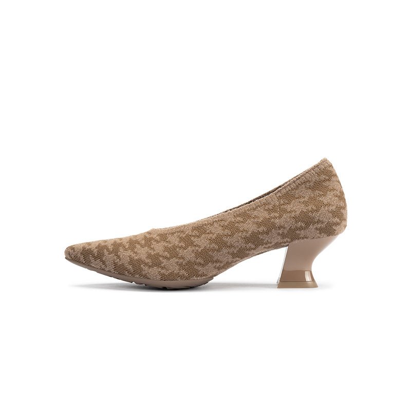 Modern Elegant Block Heel Pumps