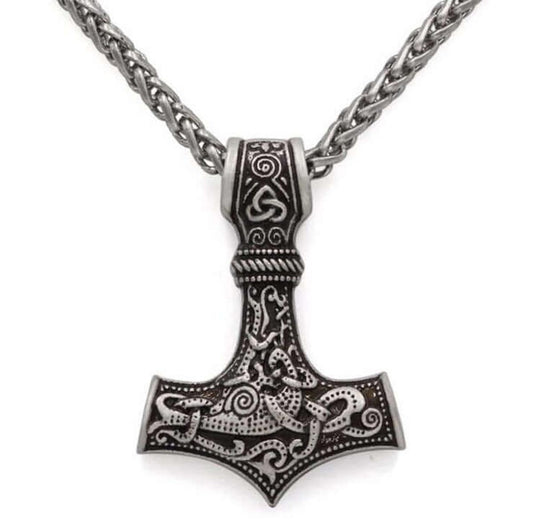 Stainless steel hammer Necklace for men